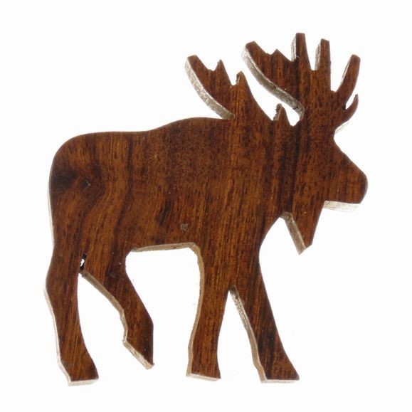 View Moose Silhouette Magnet